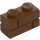 LEGO Červenohnědá Kostka 1 x 2 s Embossed Bricks (98283)