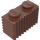LEGO Reddish Brown Kostka 1 x 2 s Mřížka (2877)