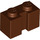 LEGO Reddish Brown Kostka 1 x 2 s drážkou (4216)