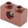 LEGO Reddish Brown Kostka 1 x 2 s otvorem (3700)