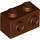 LEGO Reddish Brown Kostka 1 x 2 s Study na Jeden Postranní (11211)