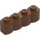 LEGO Červenohnědá Kostka 1 x 4 Log (30137)