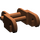 LEGO Reddish Brown Řetěz Link bez zkosené hrany (3711)