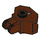 LEGO Reddish Brown Závěs 1 x 2 Zamykání s Tažná koule Socket (30396 / 51482)