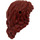 LEGO Reddish Brown Dlouho Zvlněný Vlasy s Postranní French Braid (35620)