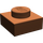 LEGO Reddish Brown Deska 1 x 1 (3024 / 30008)
