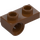 LEGO Červenohnědá Deska 1 x 2 s Underside otvor (18677 / 28809)