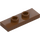 LEGO Červenohnědá Deska 1 x 3 s 2 Cvočky (34103)