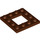 LEGO Reddish Brown Deska 4 x 4 s 2 x 2 Open Centrum (64799)