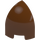 LEGO Červenohnědá Sklon 1 x 1 x 1.3 Zakřivený Kolo Sphere Čtvrtletí (1871)