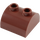 LEGO Reddish Brown Sklon 2 x 2 Zakřivený s 2 Study na Horní (30165)