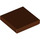 LEGO Reddish Brown Tile 2 x 2 s Groove (3068 / 88409)