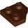LEGO Reddish Brown Klín Deska 2 x 2 Cut Roh (26601)