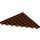 LEGO Reddish Brown Klín Deska 8 x 8 Roh (30504)
