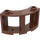 LEGO Reddish Brown Okno Rám 3 x 3 Zakřivený (73878)