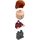 LEGO Ron Weasley s Tmavě červená Skokan a Šedá Nohy Minifigurka