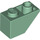 LEGO Sand Green Sklon 1 x 2 (45°) Převrácený (3665)