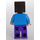 LEGO Steve s Dark Fialová Nohy Minifigurka