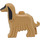 LEGO Barva opálení Pes - Afghan Hound (107463)