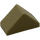 LEGO Tan Sklon 1 x 2 (45°) Dvojitý s vnitřním držákem čepu (3044)