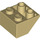 LEGO Tan Sklon 2 x 2 (45°) Převrácený s plochou distanční vložkou vespod (3660)