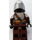 LEGO The Mandalorian s Plášť a Prostý Hlava s stříbrný Brnění Minifigurka