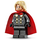 LEGO Thor s Pearl Dark Šedá Oblek a Plášť Minifigurka