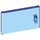 LEGO Transparent Dark Blue Skříňka 2 x 3 x 2 Dveře (4533 / 30125)