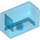 LEGO Transparent Dark Blue Panel 1 x 2 x 1 s Closed Rohy (23969 / 35391)
