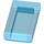 LEGO Transparent Dark Blue Dlaždice 1 x 2 s Groove (3069 / 30070)