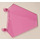 LEGO Transparent Dark Pink Vlajka 5 x 6 Hexagonal s tenkými klipy (51000)