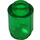 LEGO Transparent Green Kostka 1 x 1 Kulatá s Open Stud (3062 / 30068)