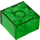 LEGO Transparent Green Kostka 2 x 2 (3003 / 6223)