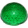 LEGO Transparent Green Hemisphere 4 x 4 s Ripples (30208 / 71967)