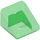 LEGO Transparent Green Sklon 1 x 1 (31°) (50746 / 54200)