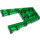 LEGO Transparent Green Klín Deska 4 x 4 s 2 x 2 výřezem (41822 / 43719)