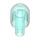 LEGO Transparent Light Blue Tyčka 1 s krytem světla (29380 / 58176)