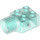 LEGO Transparent Light Blue Kostka 2 x 2 s otvorem a Rotation Joint Socket (48169 / 48370)