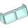 LEGO Transparent Light Blue Sklo for Čelní sklo 2 x 6 x 2 (13756 / 35168)