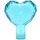 LEGO Transparent Light Blue Srdce s Tyčka (15745 / 28682)