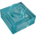 LEGO Transparent Light Blue Deska 1 x 1 (3024 / 30008)