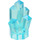 LEGO Transparent Light Blue Skála / kámen 1 x 1 s 5 Tělo (28623 / 30385)