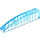 LEGO Transparent Light Blue Sklon 1 x 6 Zakřivený (41762 / 42022)