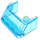 LEGO Transparent Light Blue Čelní sklo 3 x 4 x 1.3 (2437 / 35243)