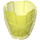 LEGO Transparent Neon Green Cocoon Polovina (11598)