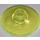 LEGO Transparent Neon Green Dish 2 x 2 (4740 / 30063)