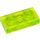 LEGO Transparent Neon Green Deska 1 x 2 (3023 / 28653)