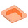 LEGO Transparent Neon Reddish Orange Sklon 1 x 1 x 0.7 Pyramida (22388 / 35343)