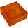 LEGO Transparent Orange Deska 1 x 1 (3024 / 30008)
