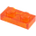 LEGO Transparent Orange Deska 1 x 2 (3023 / 28653)